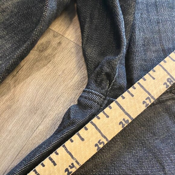 L.A. Idol USA Darkwash Jeweled Jeans Juniors Size 11 Cropped Y2K - Picture 10 of 10